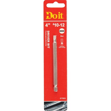 All-Source No. 10-12 Slotted 4 In. Power Screwdriver Bit 376011DB